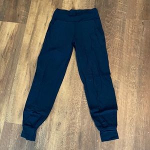 Navy align joggers